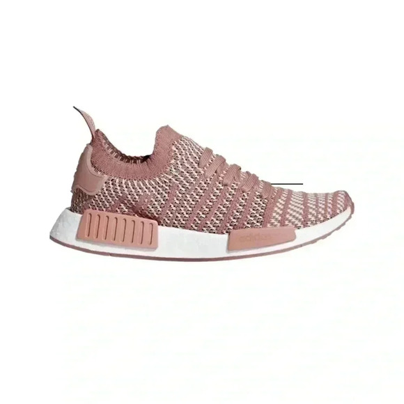 ADIDAS WOMENS NMD_R1 STLT Primeknit 'Ash Pink' - Picture 1 of 7